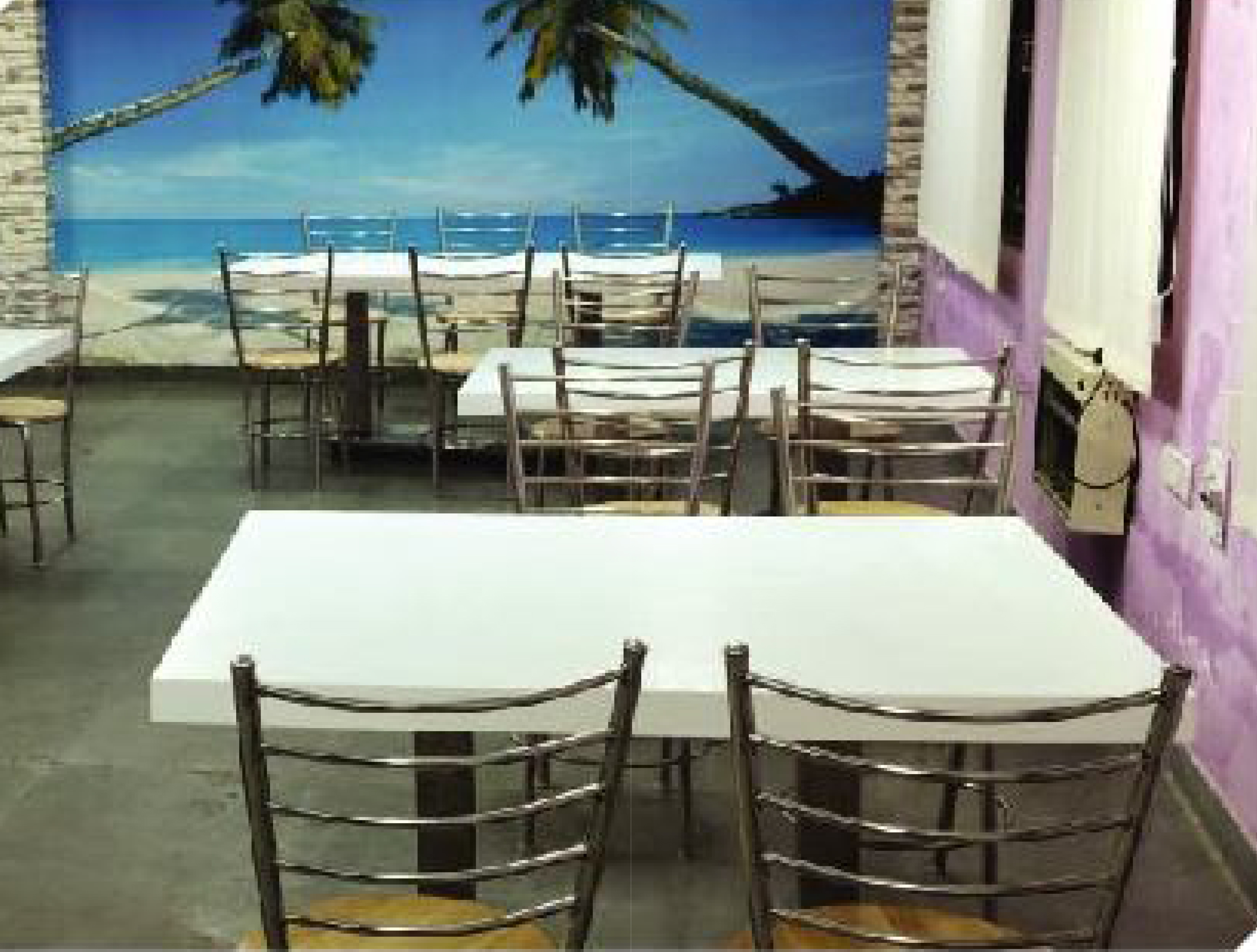 SS Corian Top Dining Table  